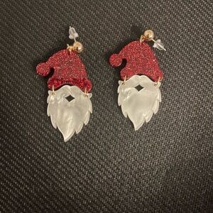 Festive Santa Earrings